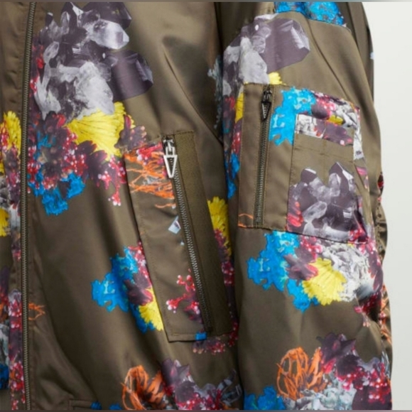 Ivy Park x Adidas Unisex REVERSABLE   satin bomber jacket - Picture 10 of 14